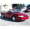 Image 3 : A3 --  1999 FORD MUSTANG CONVERITBLE , Red , 219188  KM's "NO RESERVE"