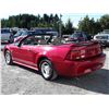 Image 7 : A3 --  1999 FORD MUSTANG CONVERITBLE , Red , 219188  KM's "NO RESERVE"