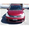 Image 2 : C1 --  2008 NISSAN VERSA S  , Red , 218947  KM's