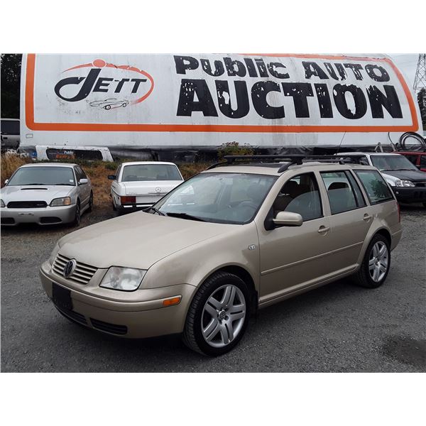 I3 --  2003 VW JETTA GLS  , Brown , 332290  KM's