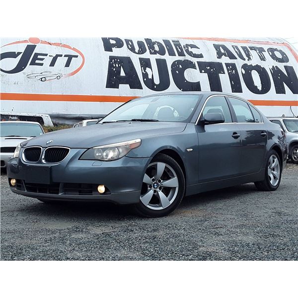 H5 --  2006 BMW 530I , Grey , 263659  KM's