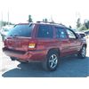 Image 5 : J6 --  2002 JEEP GRAND CHEROKEE OVERLAND 4X4  , Red , 206234  KM's