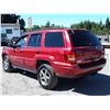 Image 7 : J6 --  2002 JEEP GRAND CHEROKEE OVERLAND 4X4  , Red , 206234  KM's