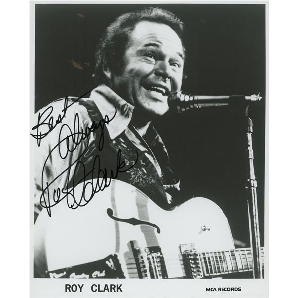 Roy Clark signed photo