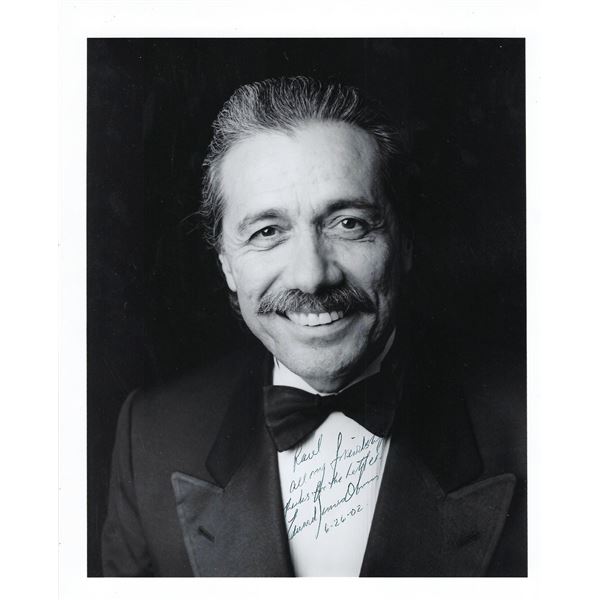 Edward James Olmos signed Miami Vice photo