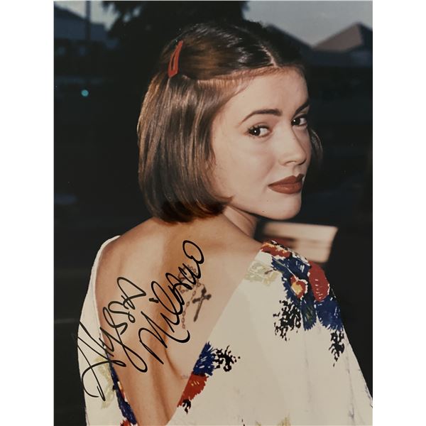 Alyssa Milano signed photo