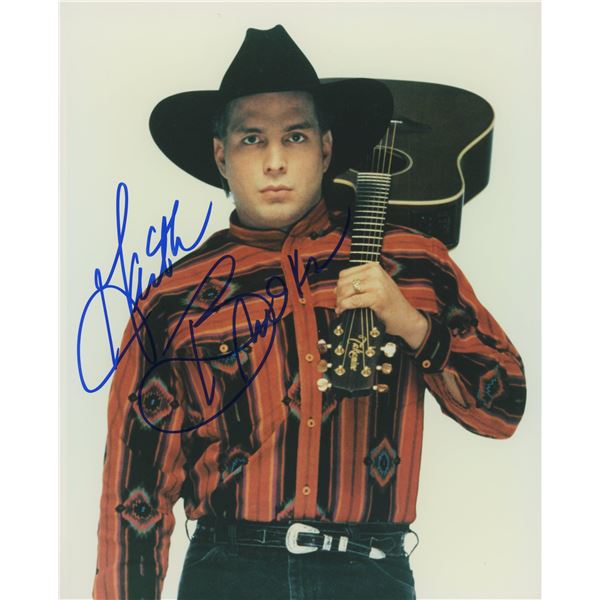 Garth Brooks signed photo