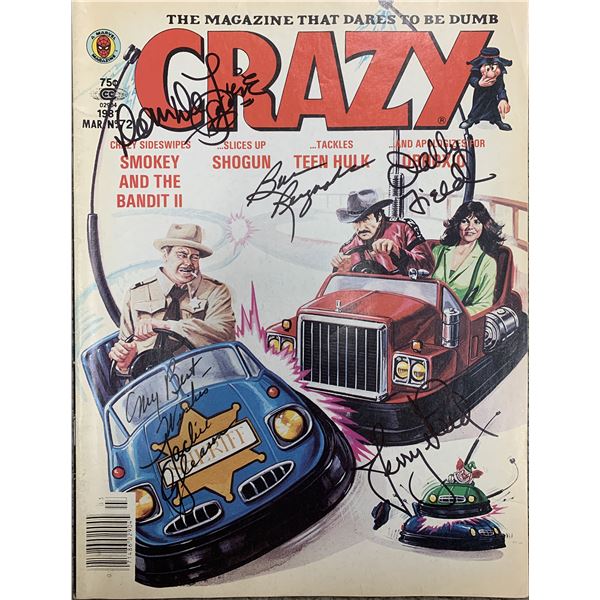 Smokey and the Bandit II signed Crazy Magazine