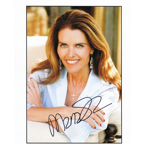 Maria Shriver signed photo