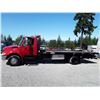 Image 11 : 0NoonE --  2006 INTERNATIONAL 4300 DT466 DUALLY 18' FLATDECK , Red , 515400  KM's	"NO RESERVE"
