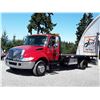 Image 1 : 0NoonE --  2006 INTERNATIONAL 4300 DT466 DUALLY 18' FLATDECK , Red , 515400  KM's	"NO RESERVE"