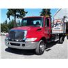 Image 2 : 0NoonE --  2006 INTERNATIONAL 4300 DT466 DUALLY 18' FLATDECK , Red , 515400  KM's	"NO RESERVE"
