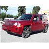 Image 1 : A3 --  2009 JEEP PATRIOT SPORT NORTH EDITION 4X4  , Red , 219014  KM's  "NO RESERVE"