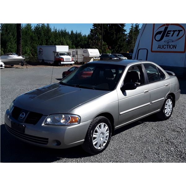 B6 --  2004 NISSAN SENTRA  , Grey , 258738  KM's