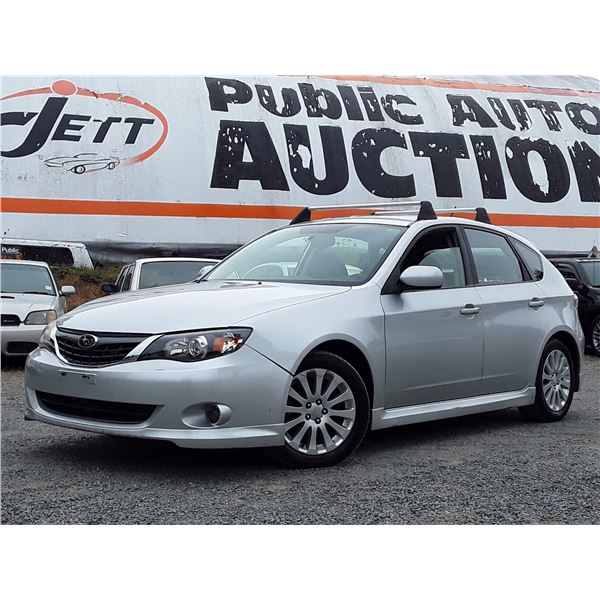 D6 --  2008 SUBARU IMPREZA 2.5I AWD , Grey , 188112  KM's