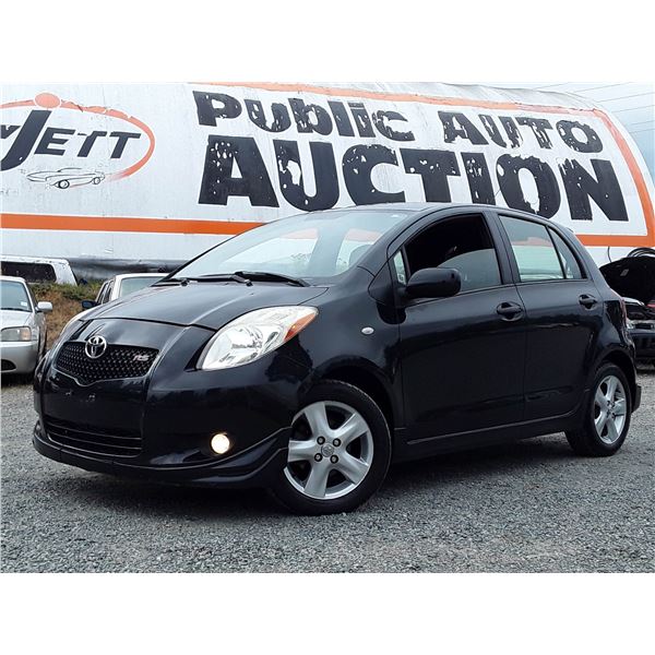 C2 --  2008 TOYOTA YARIS , Black , 193278  KM's