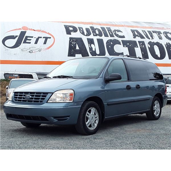 E1 --  2005 FORD FREESTAR SE , Blue , 163495  KM's