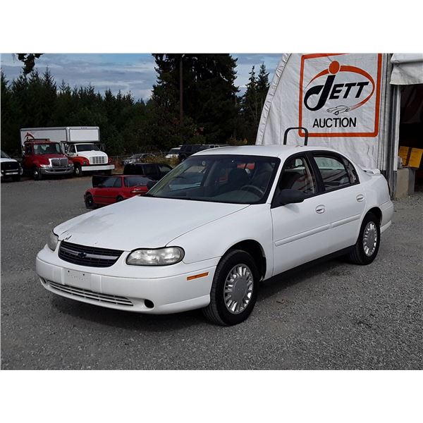 A10 --  2003 CHEVROLET MALIBU , White , 272014  KM's