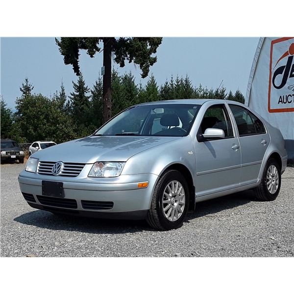 I3 --  2003 VW JETTA GLS , Silver , 222164  KM's