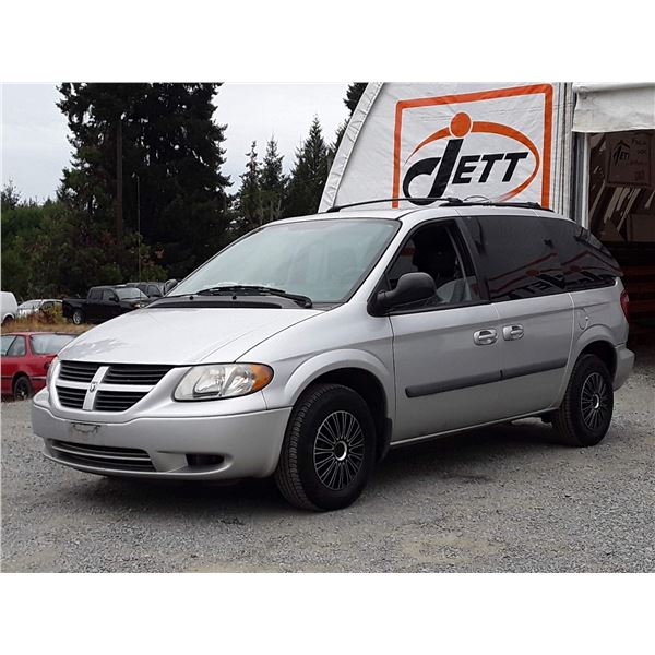 E6 --  2007 DODGE CARAVAN SE , Silver , 214048  KM's