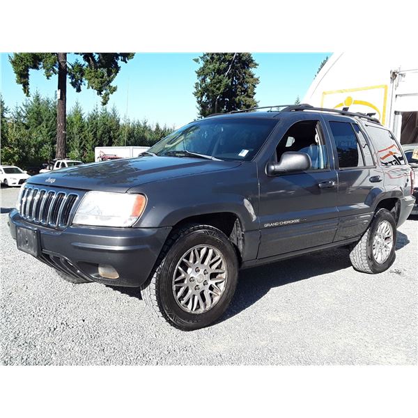 F5 --  2003 JEEP GRAND CHEROKEE LTD 4X4 , Grey , 284761  KM's