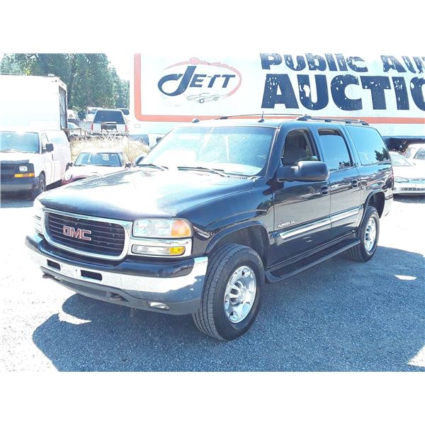 E3 --  2004 GMC YUKON XL 4X4  , Black , 318287  KM's