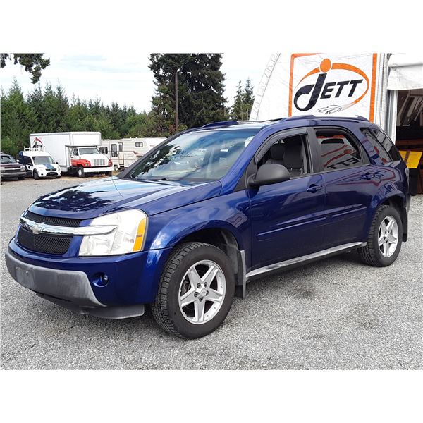 F1 --  2005 CHEVROLET EQUINOX LT AWD  , Blue , 139261  KM's