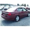 Image 5 : H5 --  2006 CHEVROLET MALIBU LT , Red , 201398  KM's