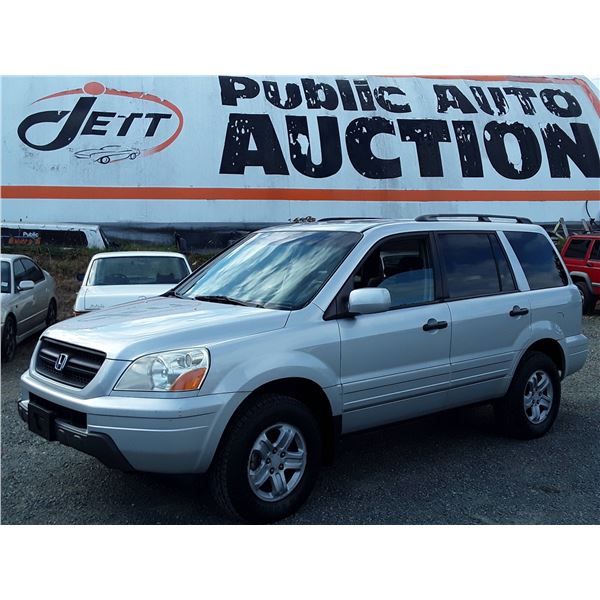 G4 --  2003 HONDA PILOT EXL ,  , 244643  KM's