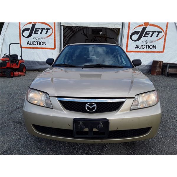 A7 --  2001 MAZDA PROTEGE LX , Brown , 176007  KM's