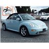 Image 3 : B2 --  2003 VOLKSWAGEN NEW BEETLE GLS CONVERTIBLE , Blue , 173 143 MILES  KM's