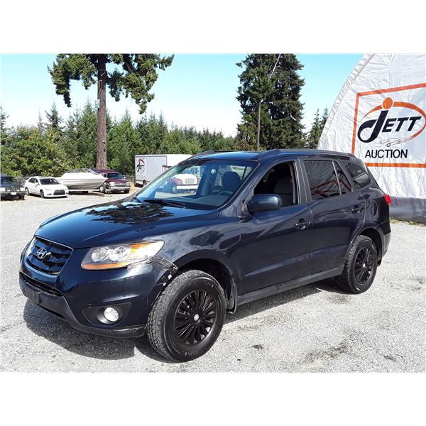 A5 --  2010 HYUNDAI SANTA FE GLS , Black , 259190  KM's