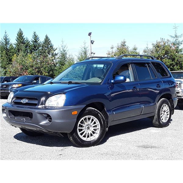 G5 --  2006 HYUNDAI SANTA FE GLS , Blue , 189714  KM's