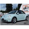 Image 1 : B2 --  2003 VOLKSWAGEN NEW BEETLE GLS CONVERTIBLE , Blue , 173 143 MILES  KM's