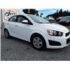 Image 3 : C2 --  2012 CHEVROLET SONIC LT  , White , 219387  KM's