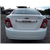 Image 6 : C2 --  2012 CHEVROLET SONIC LT  , White , 219387  KM's
