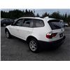 Image 7 : E1 --  2006 BMW X3 2.5I AWD , White , 199481  KM's