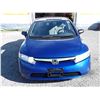 Image 2 : D4 --  2006 HONDA CIVIC DX , Blue , 237927  KM's