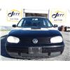 Image 2 : H5 --  2000 VW GOLF GL  , Black , 287217  KM's
