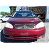 Image 2 : B1 --  2004 TOYOTA COROLLA CE , Red , 279997  KM's