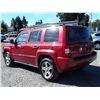 Image 7 : E3 --  2008 JEEP PATRIOT SPORT 4X4 , Red , 232166  KM's