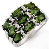 Image 1 : RING 3.15ctw ACA CERTIFIED DIAMOND & GREEN TOURMALINE