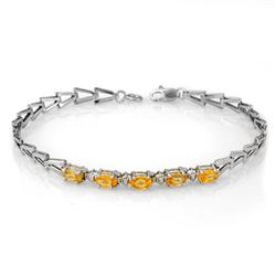 FINE 2.0ctw ACA Certified YELLOW SAPPHIRE BRACELET