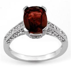 ACA Certified 5.50ctw DIAMOND & PINK TOURMALINE RING