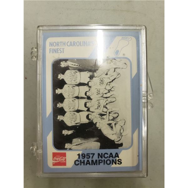 1957 NCAA CHAMPIONS CARDS- COCA COLA SPONSORED