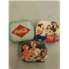 Image 1 : 3 COCA COLA TINS DESIGNS 6CM X 5 CM X 1 1/2CM