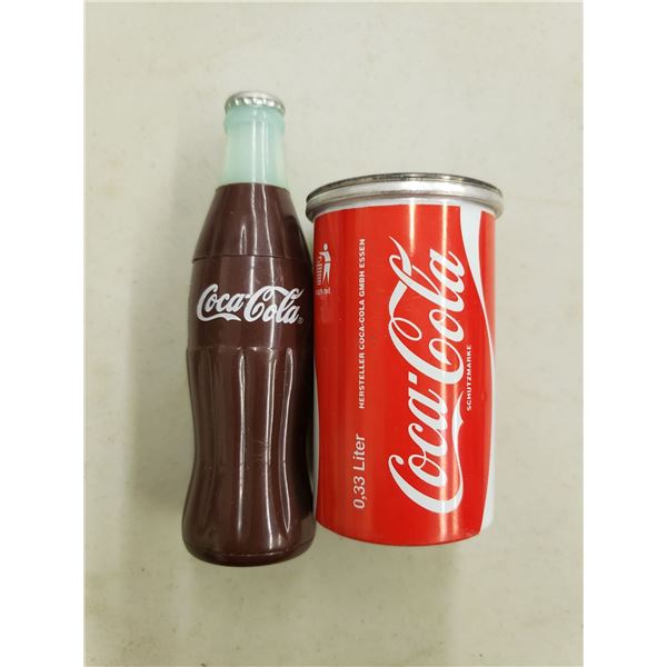 COCA COLA PENCIL SHARPENERS - ONE BOTTLE-ONE CAN