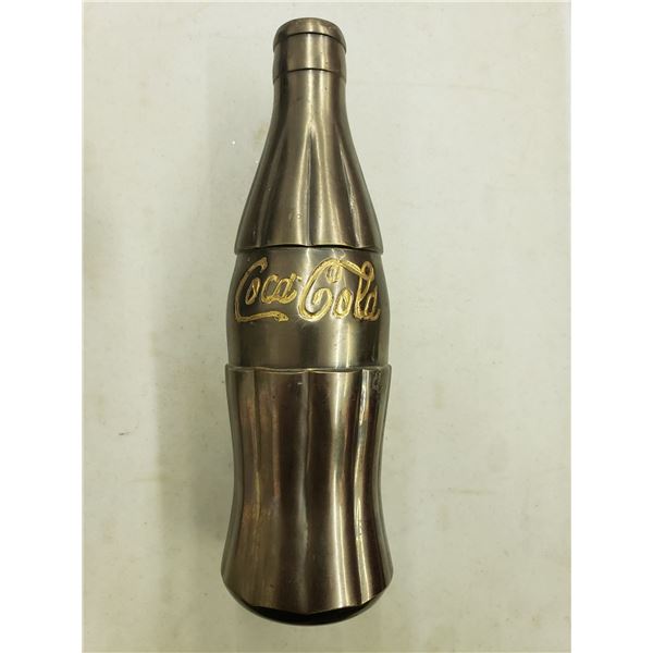 OPEN BRASS COCA COLA BOTTLE