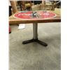 Image 2 : SHORT COCA COLA TABLE 2'X2'X 18"HIGH