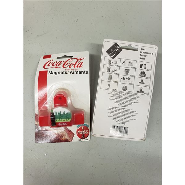 COCA COLA CLIP MAGNETS QTY 2